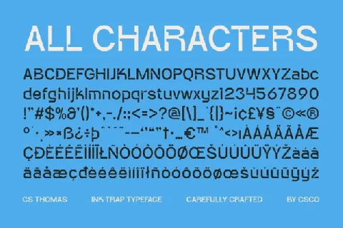 CS Thomas font