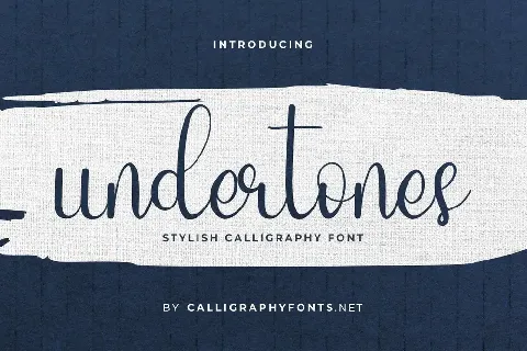 Undertones Demo font