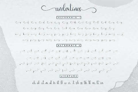 Undertones Demo font