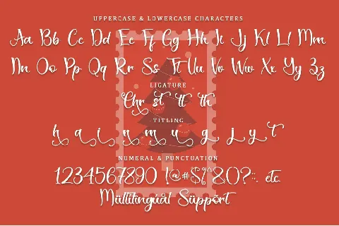 Christmas Stamp - Personal Use font