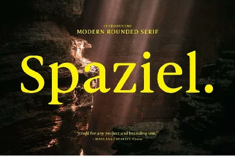 Spaziel font