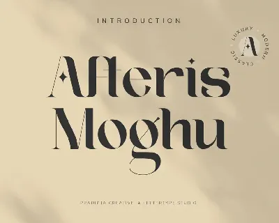 Afteris Moghu font