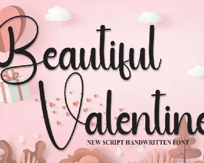 Beautiful Valentine font