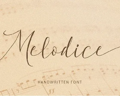 Melodice font