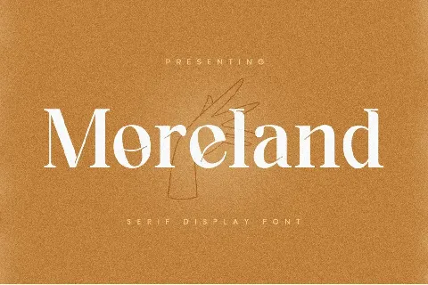 Moreland font