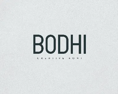 Bodhi font