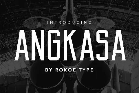 Angkasa Display font