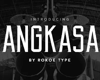 Angkasa Display font