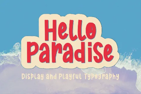 Hello Paradise font