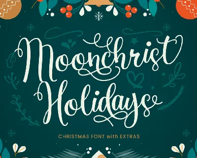 Moonchrist Holidays font
