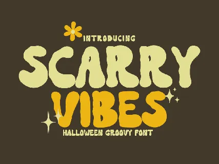 SCARY VIBES font