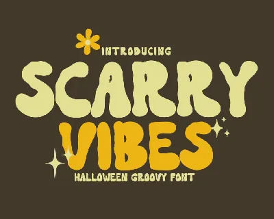 SCARY VIBES font