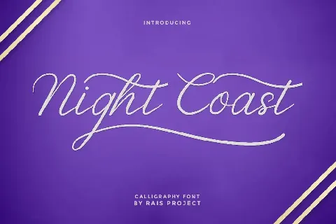 Night Coast Demo font