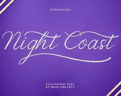 Night Coast Demo font