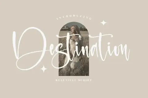 Destination Script font