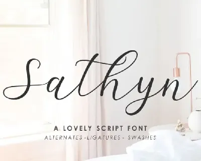 Sathyn Script font