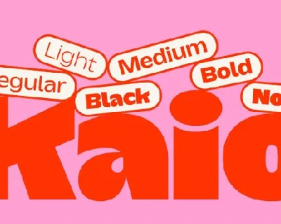 Kaio Family font