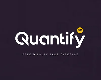 Quantify v2 Typeface font