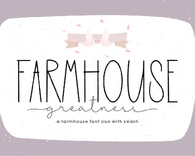 Farmhouse Greatness font