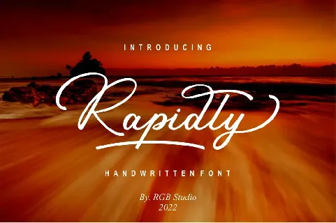 Rapidly font