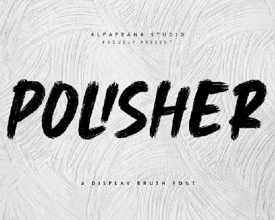 Polisher font