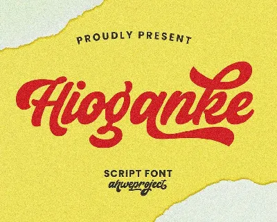 Hioganke font