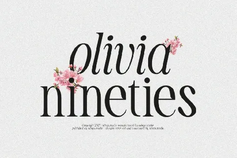 TBJ Olivia Nineties Demo font