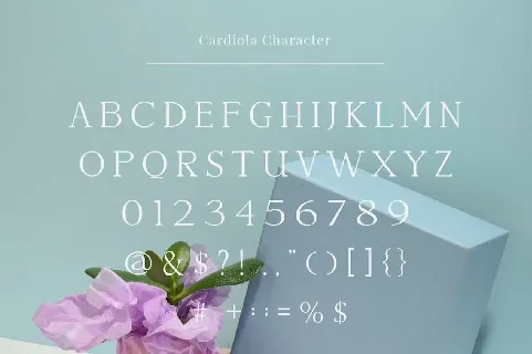 Cardiola font