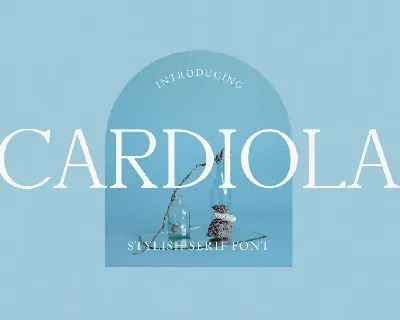 Cardiola font