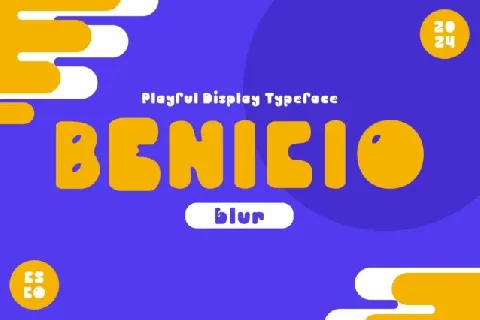 Benicio Blur font