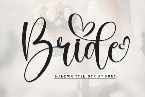 Bride Calligraphy font