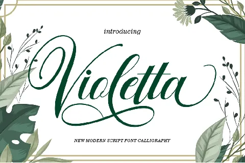 Violetta font