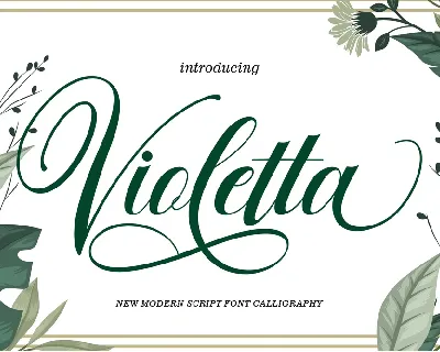 Violetta font