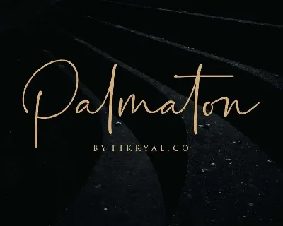 Palmaton font