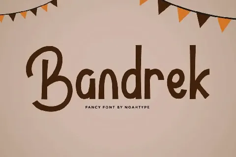 Bandrek Demo font