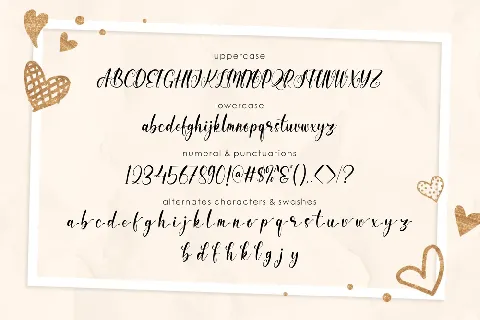 Silkyheart font