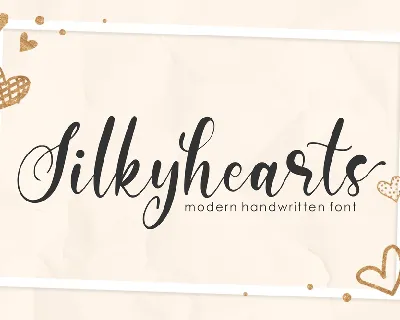 Silkyheart font
