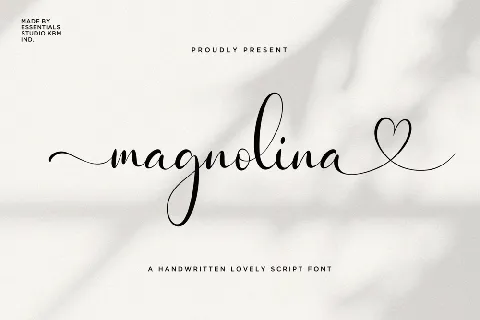 Magnolina font