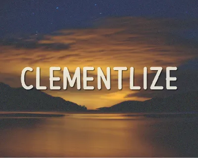 Clementlize font