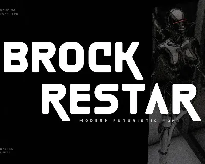 Brock Restar font
