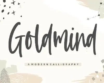 Goldmind Modern Calligraphy font