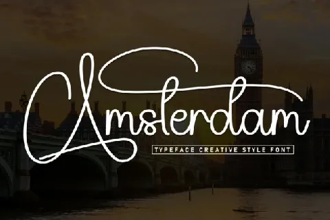 Amsterdam Script Typeface font