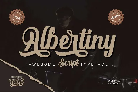 Albertiny Calligraphy font