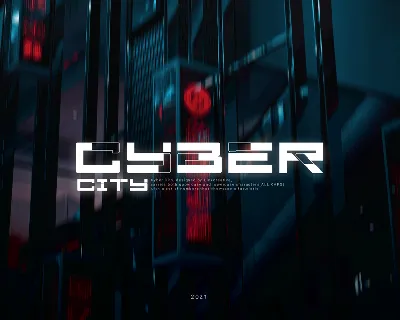 Cyber City font