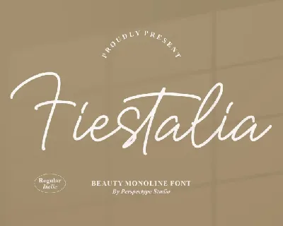 Fiestalia font