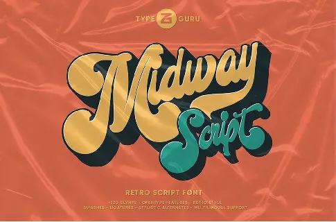 Midway font