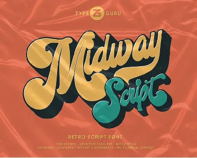 Midway font