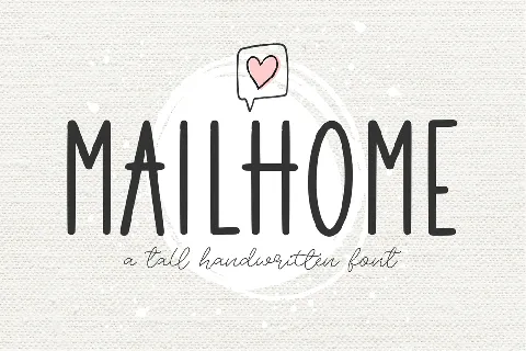 Mailhome font