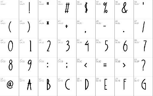 Mailhome font