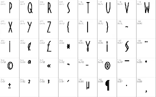 Mailhome font